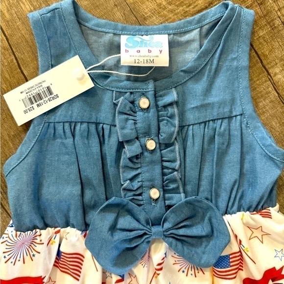 NWT Toddler‎ Patriotic Dress - Picture 3 of 4